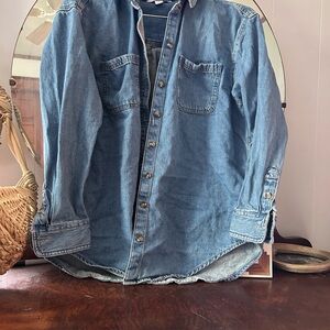 Old Navy Blue Button Down Shirt